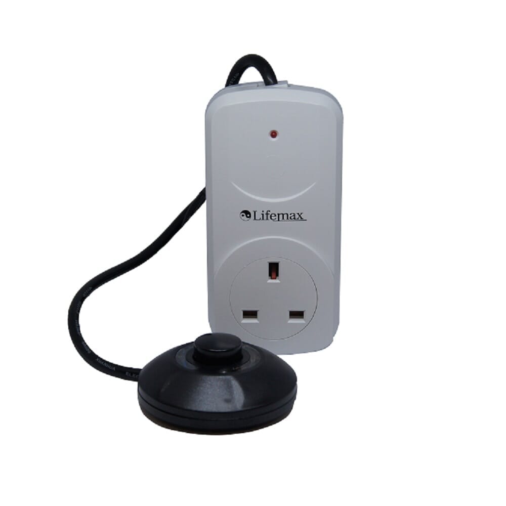 Image of Hand OR Foot Mains ON OFF switch on a plain background.