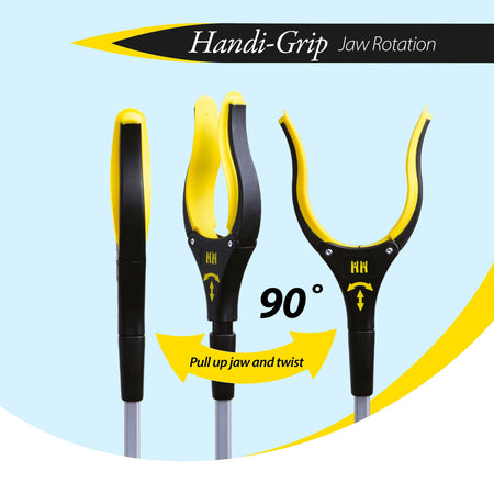 Lifestyle image of Handi-Grip PRO Reacher being used in a real-life setting.