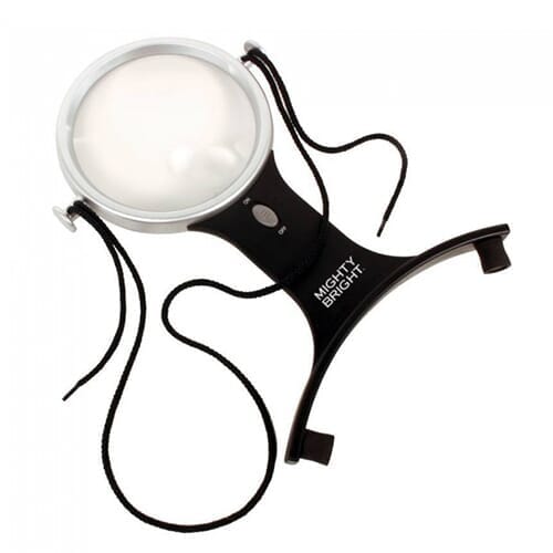 Alternative view of Hands-Free Magnifying Glass with Light, showing different angle or usage.