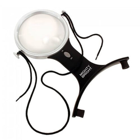 Alternative view of Hands-Free Magnifying Glass with Light, showing different angle or usage.