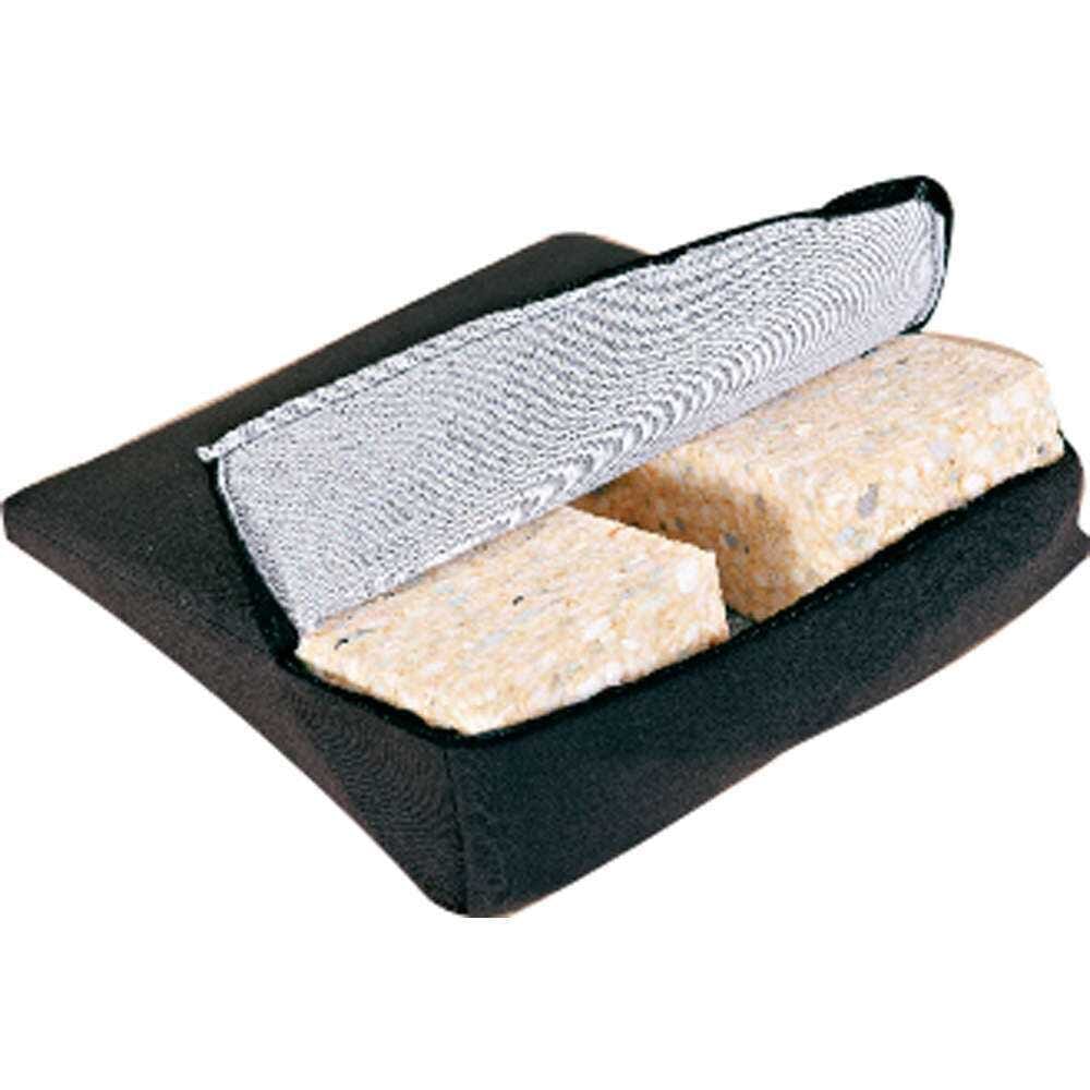 Close-up of a feature of Harley 11 Degree Coccyx Wedge.