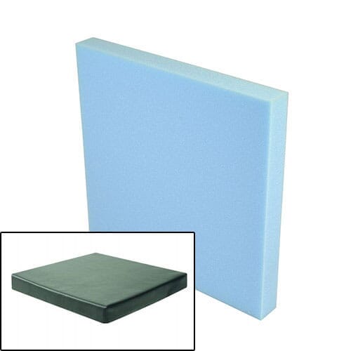 Harley Comfort Plus Cushion cushion on a seat or chair, demonstrating added comfort and pressure relief.