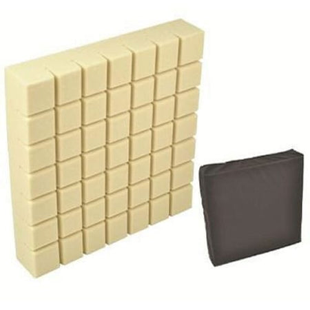 Harley Pressure-Tex Cushion cushion on a seat or chair, demonstrating added comfort and pressure relief.