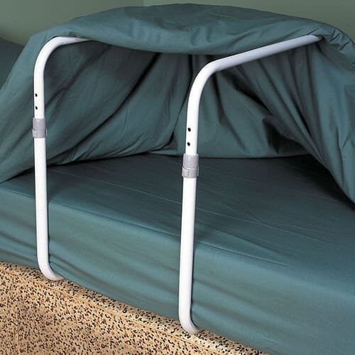 Image of Height Adjustable Blanket Cradle on a plain background.