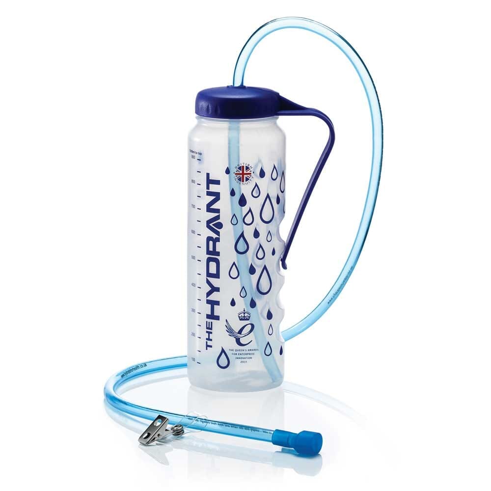 Image of Hydrant 1 Litre Water Bottle with Drinking Tube on a plain background.