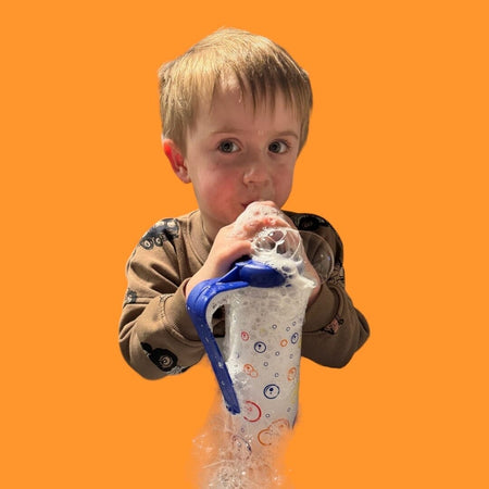 Diagram or packaging of HydroBubble Bubble PEP highlighting dimensions or features.