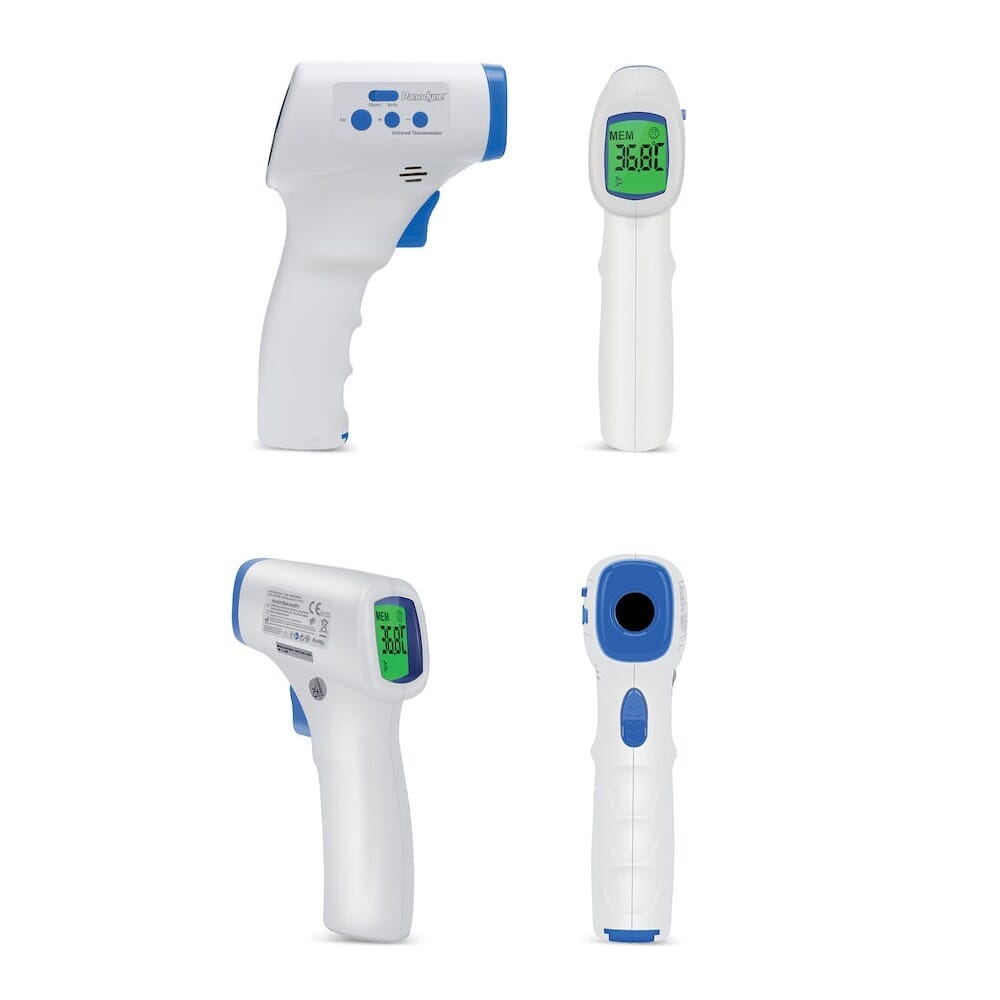 Alternative view of Infrared Forehead Thermometer, showing different angle or usage.