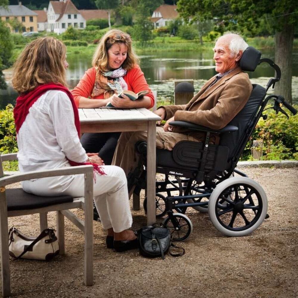 Alternative view of Invacare Rea Azalea Tilt In Space Wheelchair, showing different angle or usage.