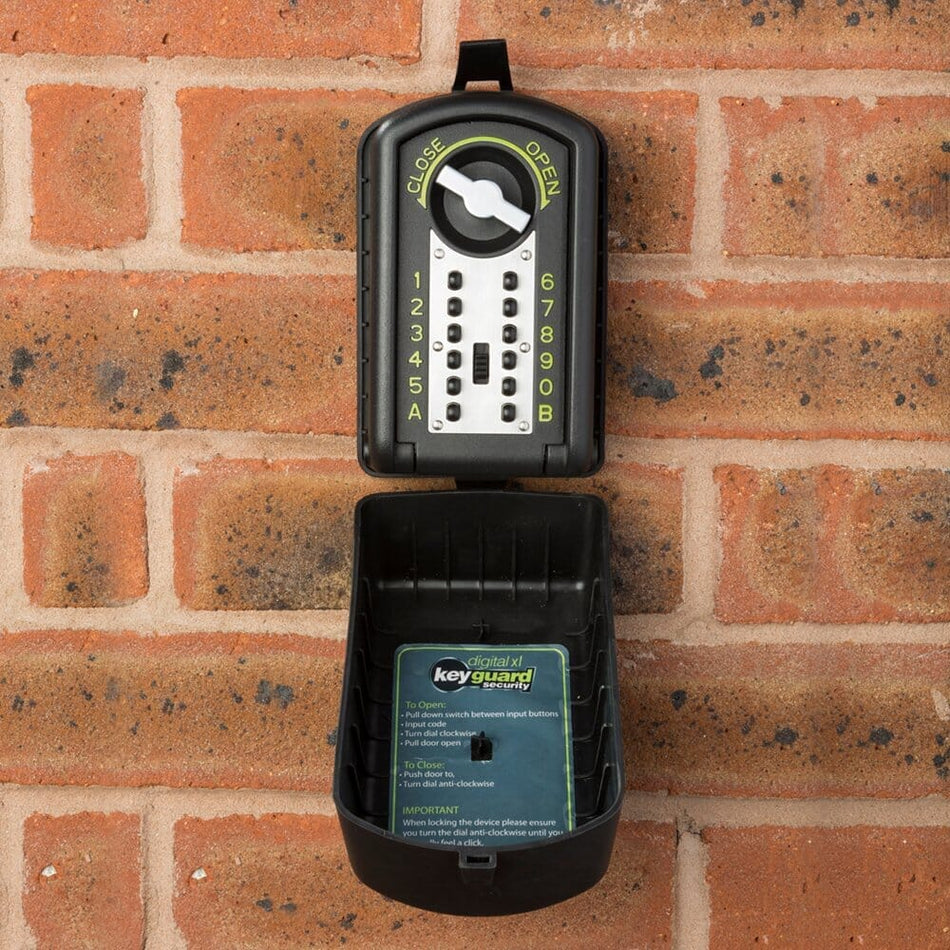 Alternative view of Keyguard Digital XL Key Safe, showing different angle or usage.