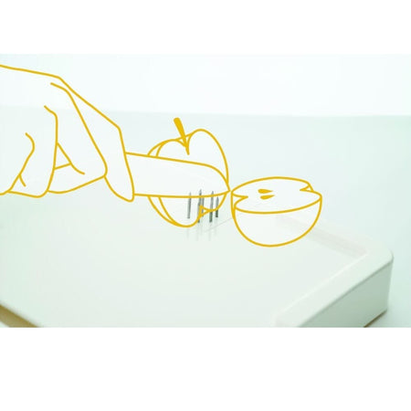 Diagram or packaging of Kitchen Workstation highlighting dimensions or features.