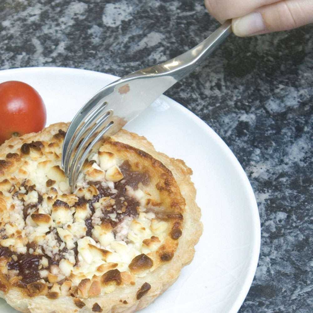 Close-up of a feature of Knork Fork.