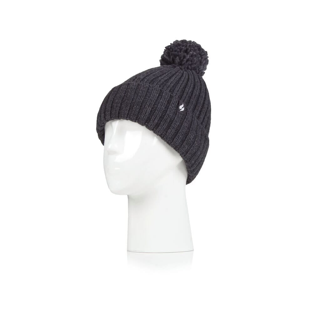 Image of Ladies Heat Holders Arden Pompom Hat on a plain background.