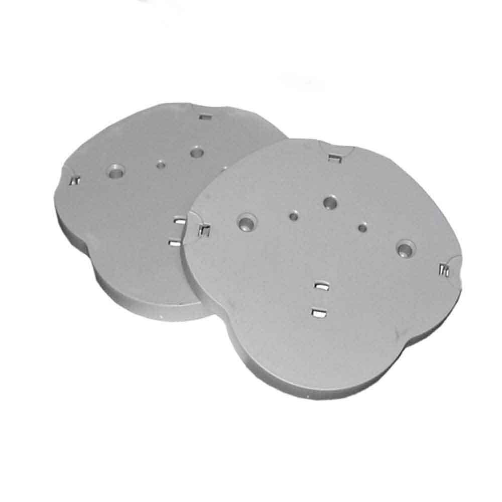 Diagram or packaging of Langham Multi Purpose Chair Raiser-Clip on Adjusters highlighting dimensions or features.