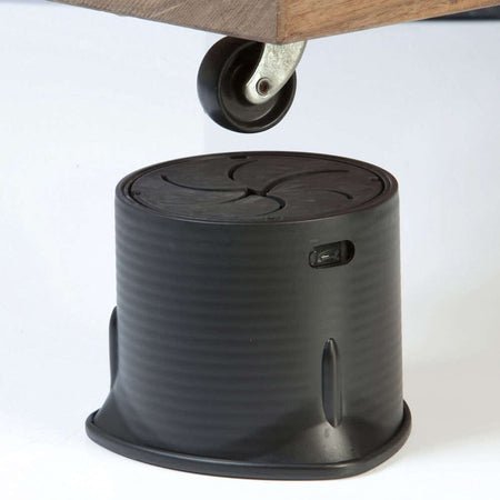 Close-up of a feature of Langham SureGrip Furniture Raisers.