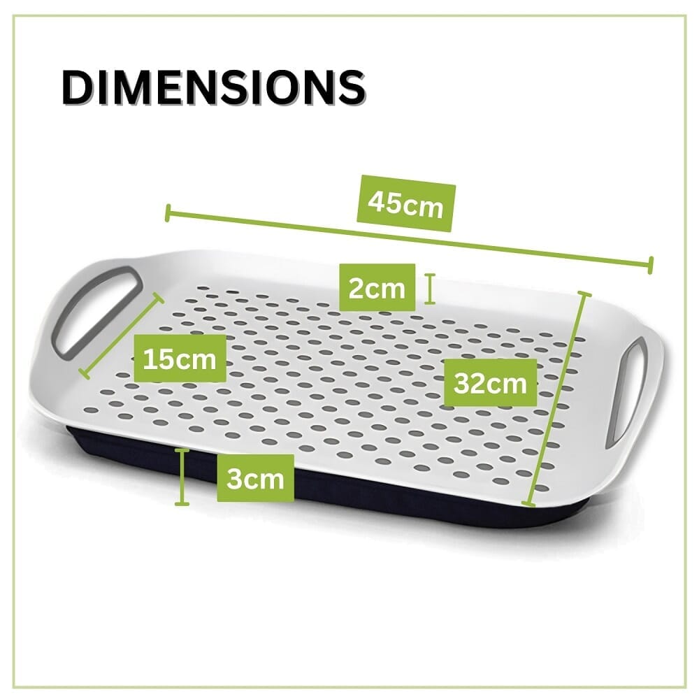 Close-up of the fastening or zipper on Lap Tray with Bean Bag, highlighting the secure closure.