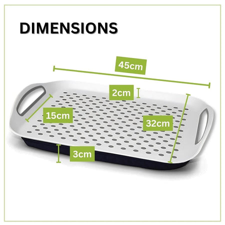 Close-up of the fastening or zipper on Lap Tray with Bean Bag, highlighting the secure closure.