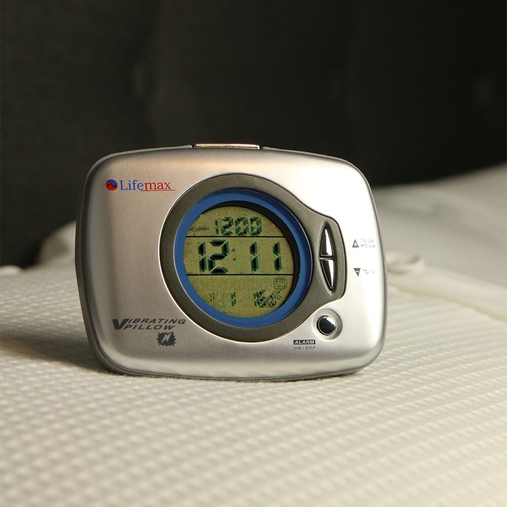 Image of Lifemax Vibration Alarm Clock on a plain background.