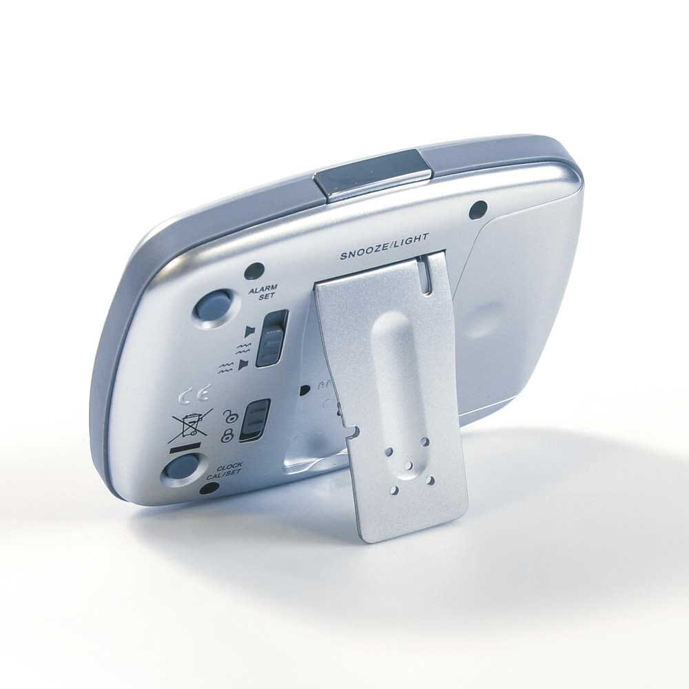 Close-up of a feature of Lifemax Vibration Alarm Clock.