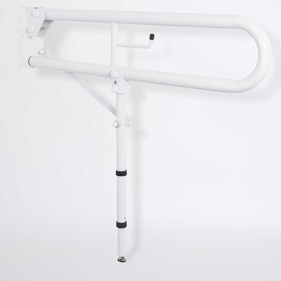 Image of Lift and Lock Toilet Support Rail on a plain background.