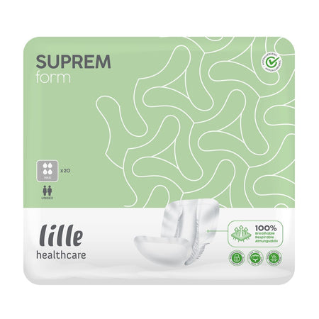 Image of Lille Suprem Form Incontinence Pads on a plain background.