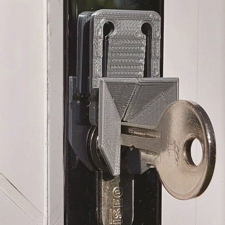 Close-up of a feature of Lockpal Door Key Guide.