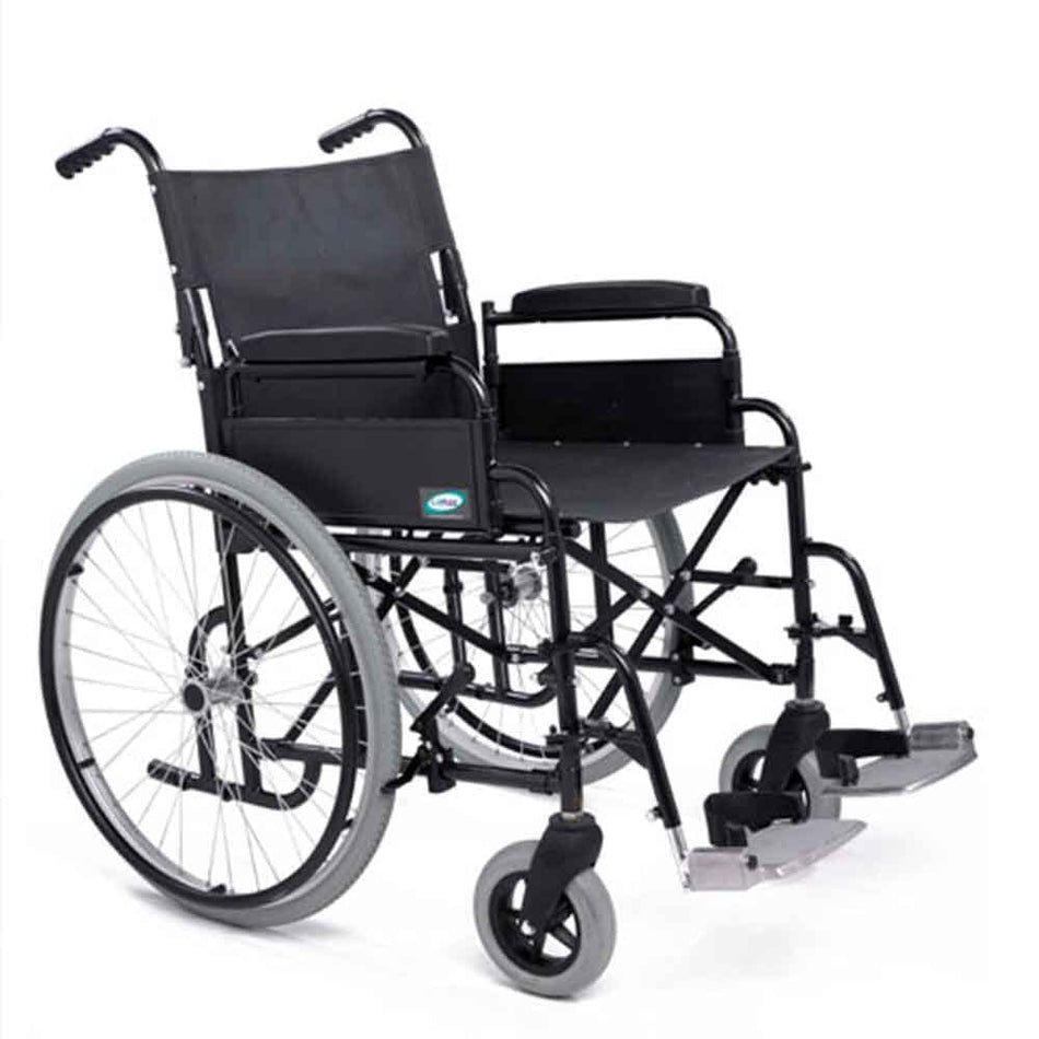 Image of Lomax Uni 8 Self-Propelled Wheelchair on a plain background.