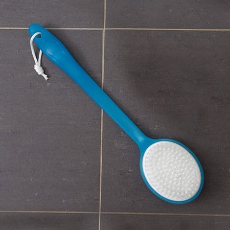 Close-up of a feature of Long Handled Bath Brush.