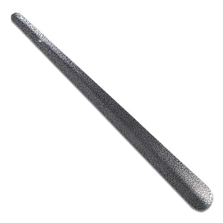 Image of Long Metal Shoe Horn on a plain background.