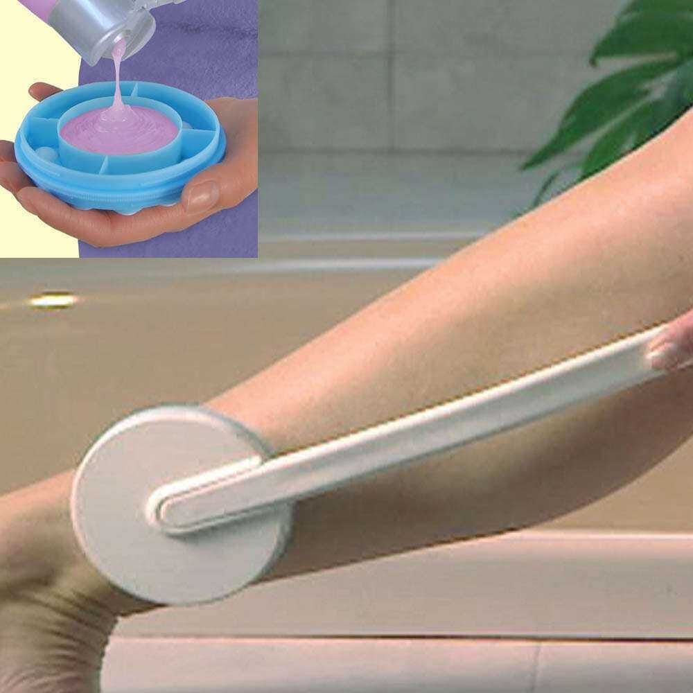 Close-up of a feature of Lotion Applicator.