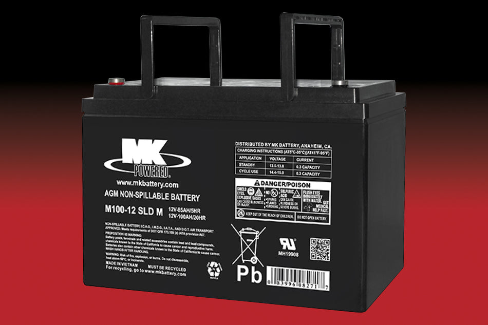 12v 100A/H Mobility Scooter Battery