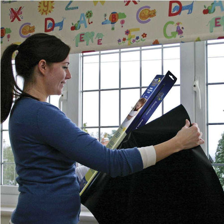 Close-up of a feature of Magic Blackout Blinds.