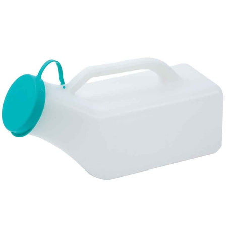 Image of Male Urinal Bottle on a plain background.