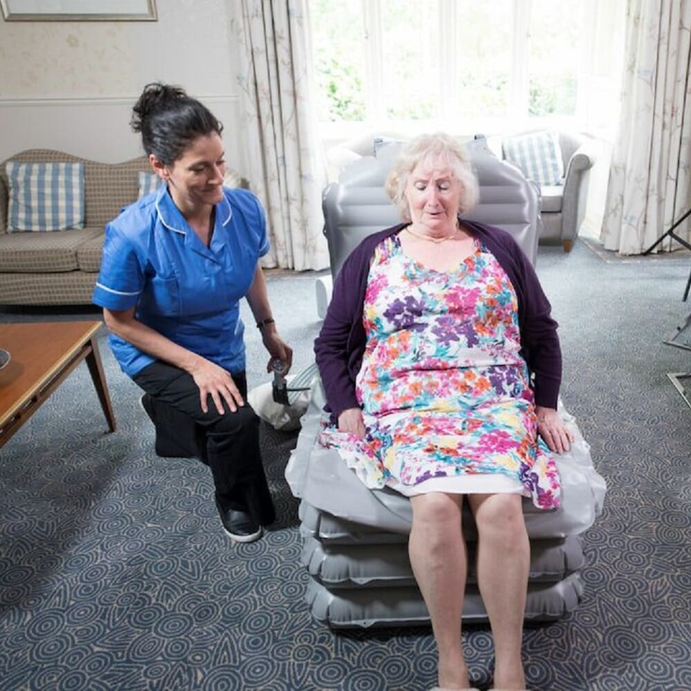 Lifestyle image of Mangar Camel Lifting Chair being used in a real-life setting.