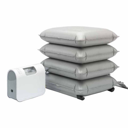 Mangar Elk Emergency Lifting Cushion cushion on a seat or chair, demonstrating added comfort and pressure relief.
