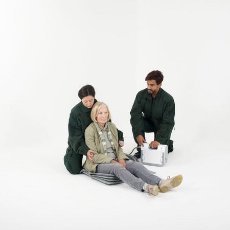 Packaging for Mangar Elk Emergency Lifting Cushion cushion with branding and product information.