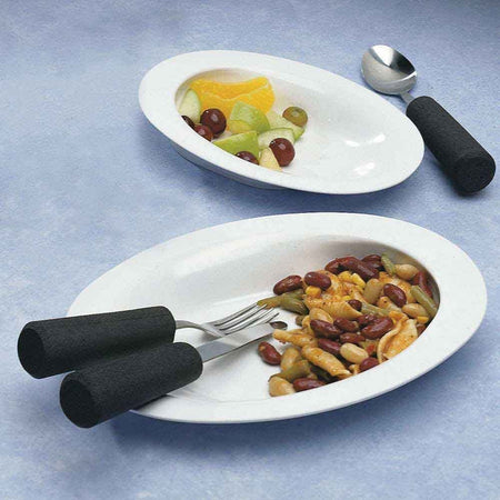 Lifestyle image of Manoy Large High Sided Plate being used in a real-life setting.