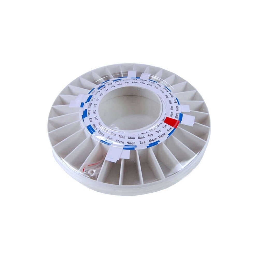 Full view of Medelert Automatic Pill Dispenser-Spare Tray tray on a plain background, showing its raised edges and handles.