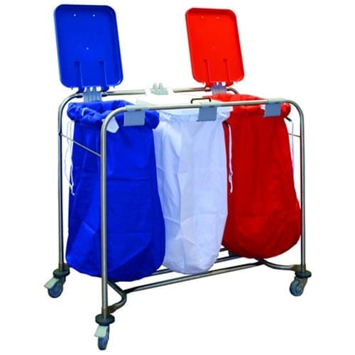 Image of Medi-Cart Laundry Trolley on a plain background.
