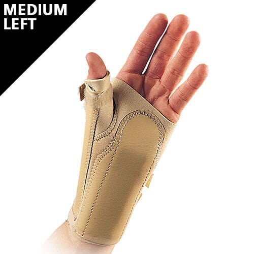 Alternative view of Medium Neoprene Wrist Brace-Left, showing different angle or usage.