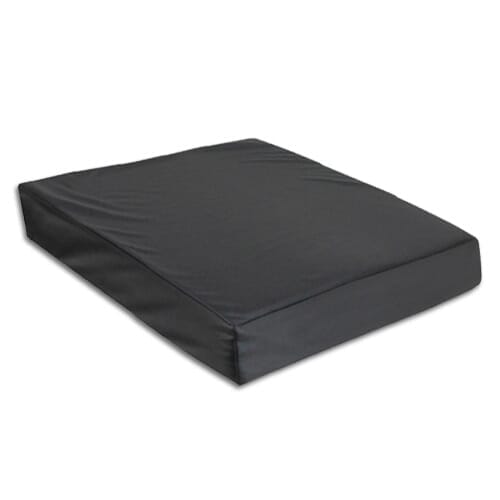 Full view of Memory Foam Wheelchair Cushion cushion on a plain background, showing its shape and supportive material.