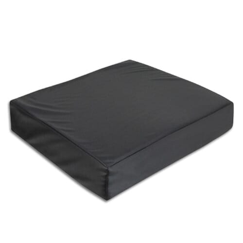 Full view of Memory Foam Wheelchair Cushion cushion on a plain background, showing its shape and supportive material.