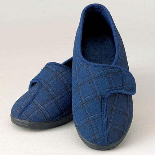 Close-up of a feature of Mens Slippers.
