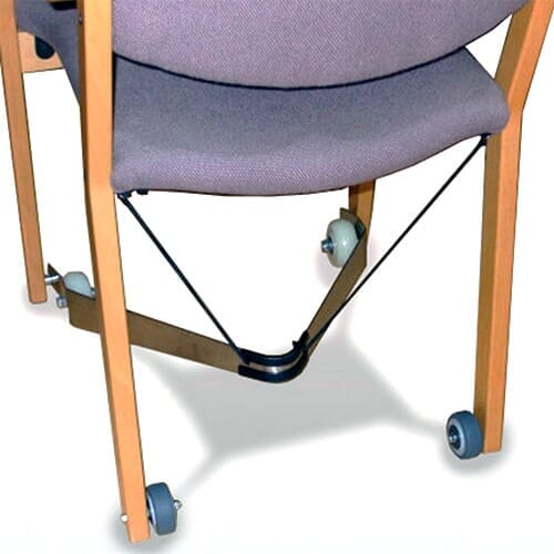 Close-up of a feature of Millie-Mova Chair Aid.