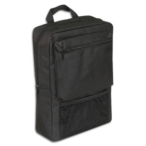Full view of Mobility Scooter Pannier Bag bag on a plain background, showing its shape and carrying handles.