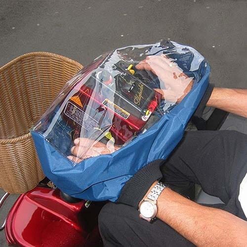 Image of Mobility Scooter Tiller Cover on a plain background.