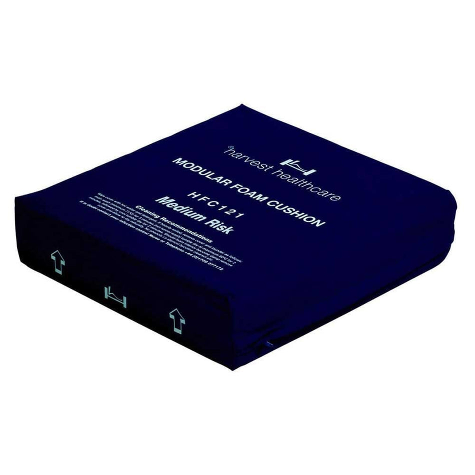 Modular Foam Pressure Cushion cushion on a seat or chair, demonstrating added comfort and pressure relief.