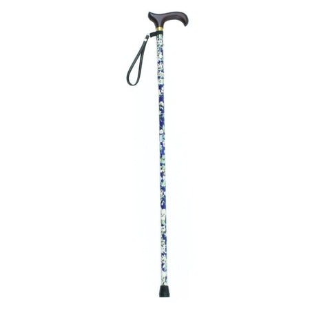 Close-up of the ferrule or base of Morris Mini Folding Walking Stick walking stick, showing the non-slip tip.