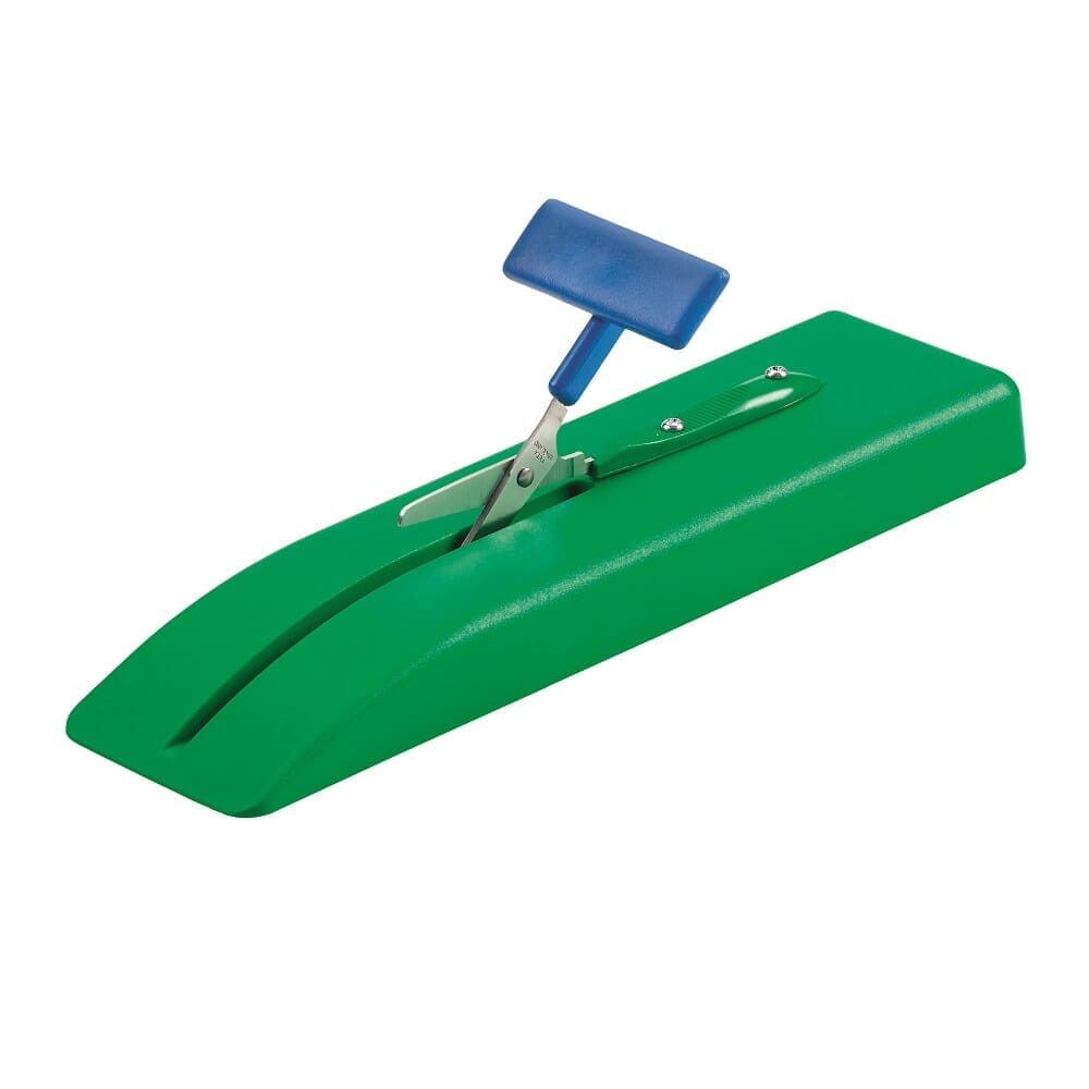 Image of Mounted Table Top Scissors Size 45mm round ended on a plain background.