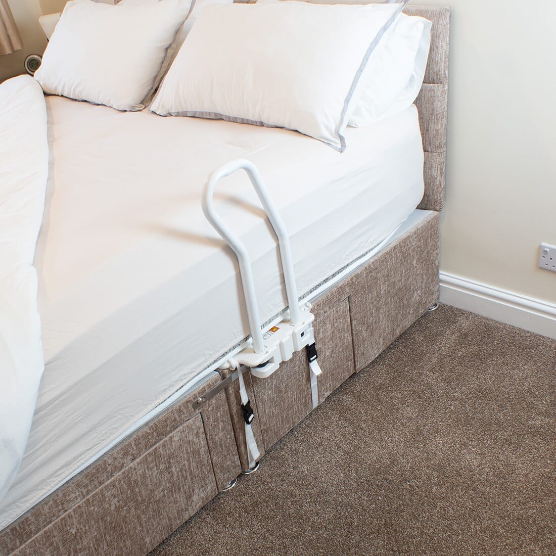 Alternative view of NRS 2-In-1 Bed Rail, showing different angle or usage.