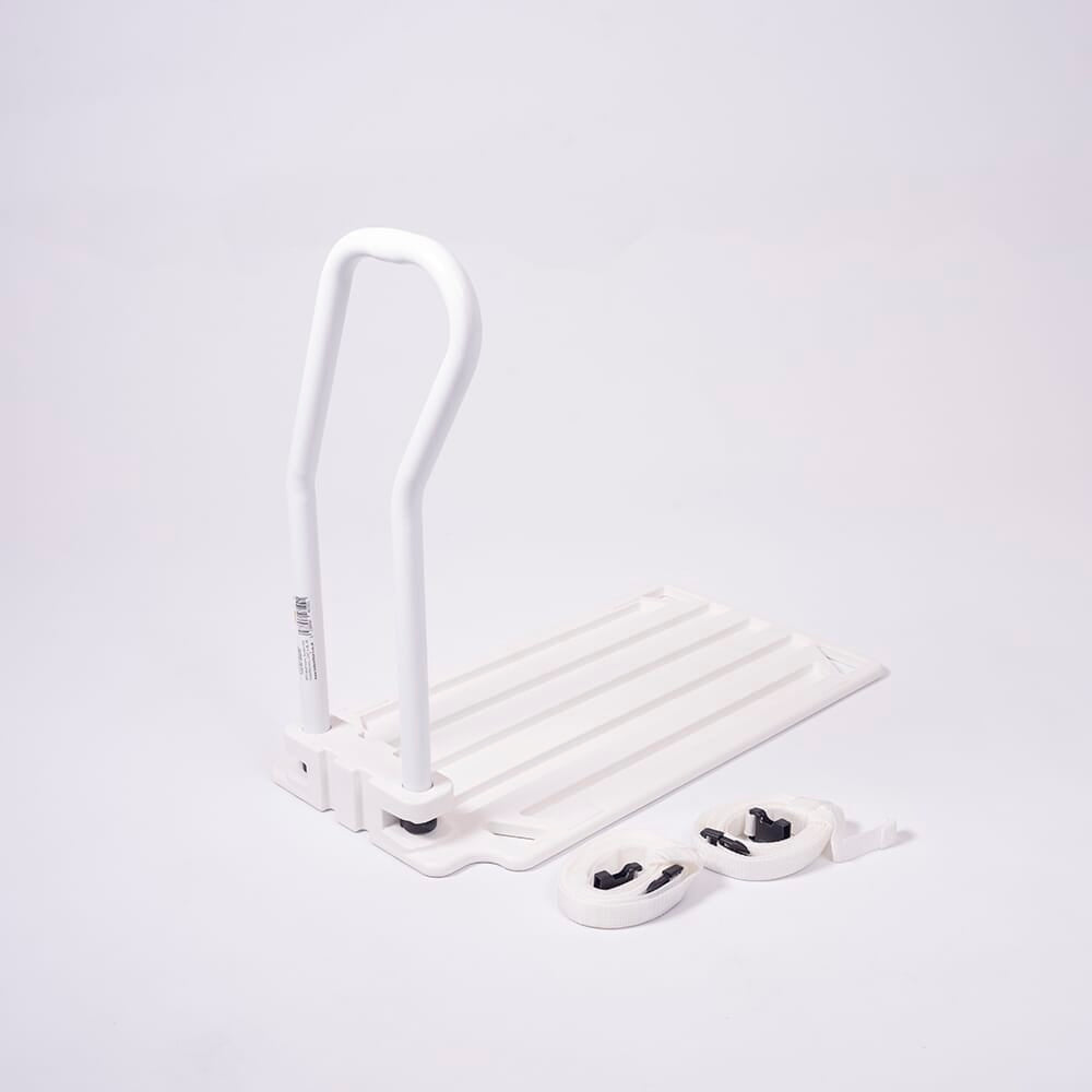 Lifestyle image of NRS 2-In-1 Bed Rail being used in a real-life setting.